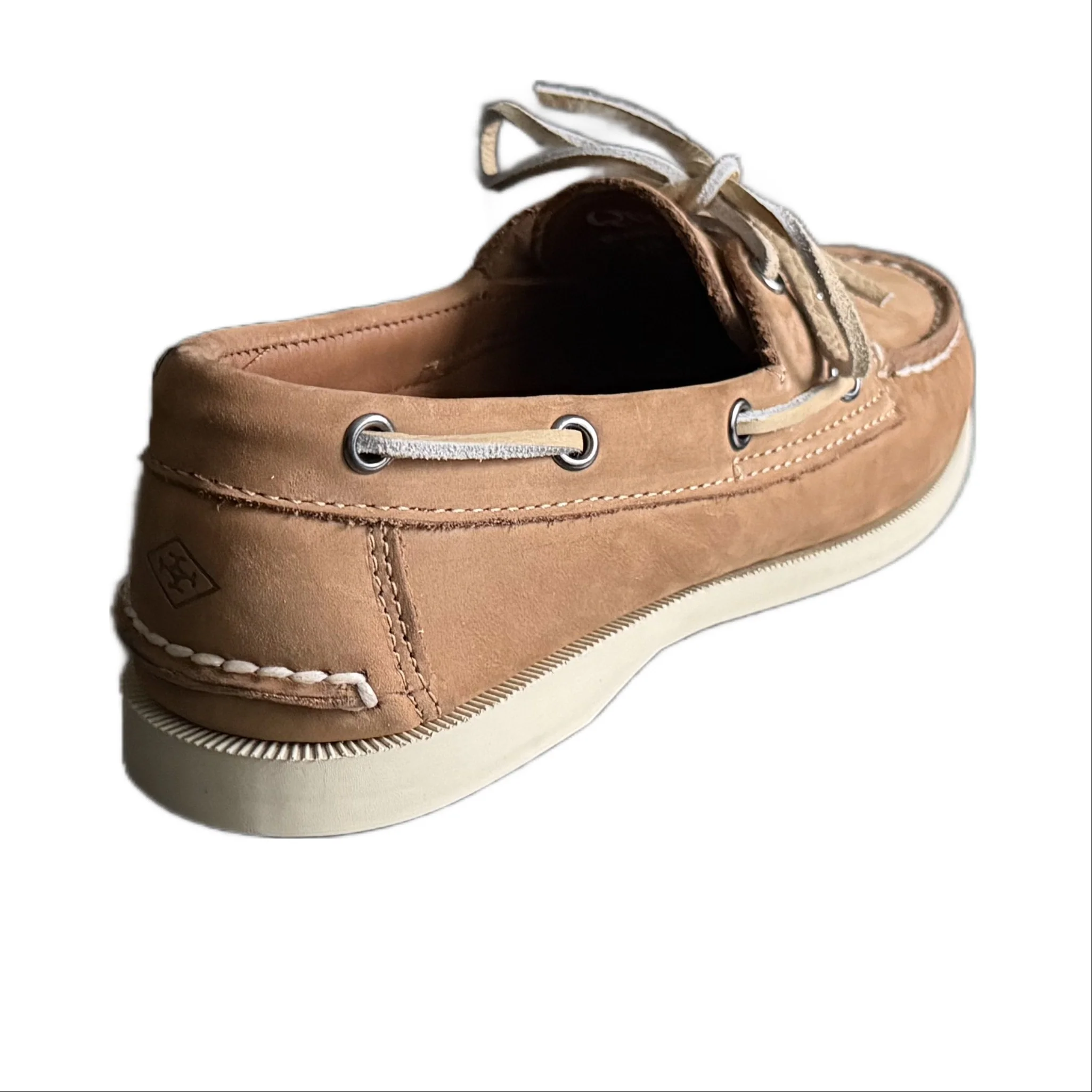 In Stock Women's Calais Boat Shoe: Tan - Image 3