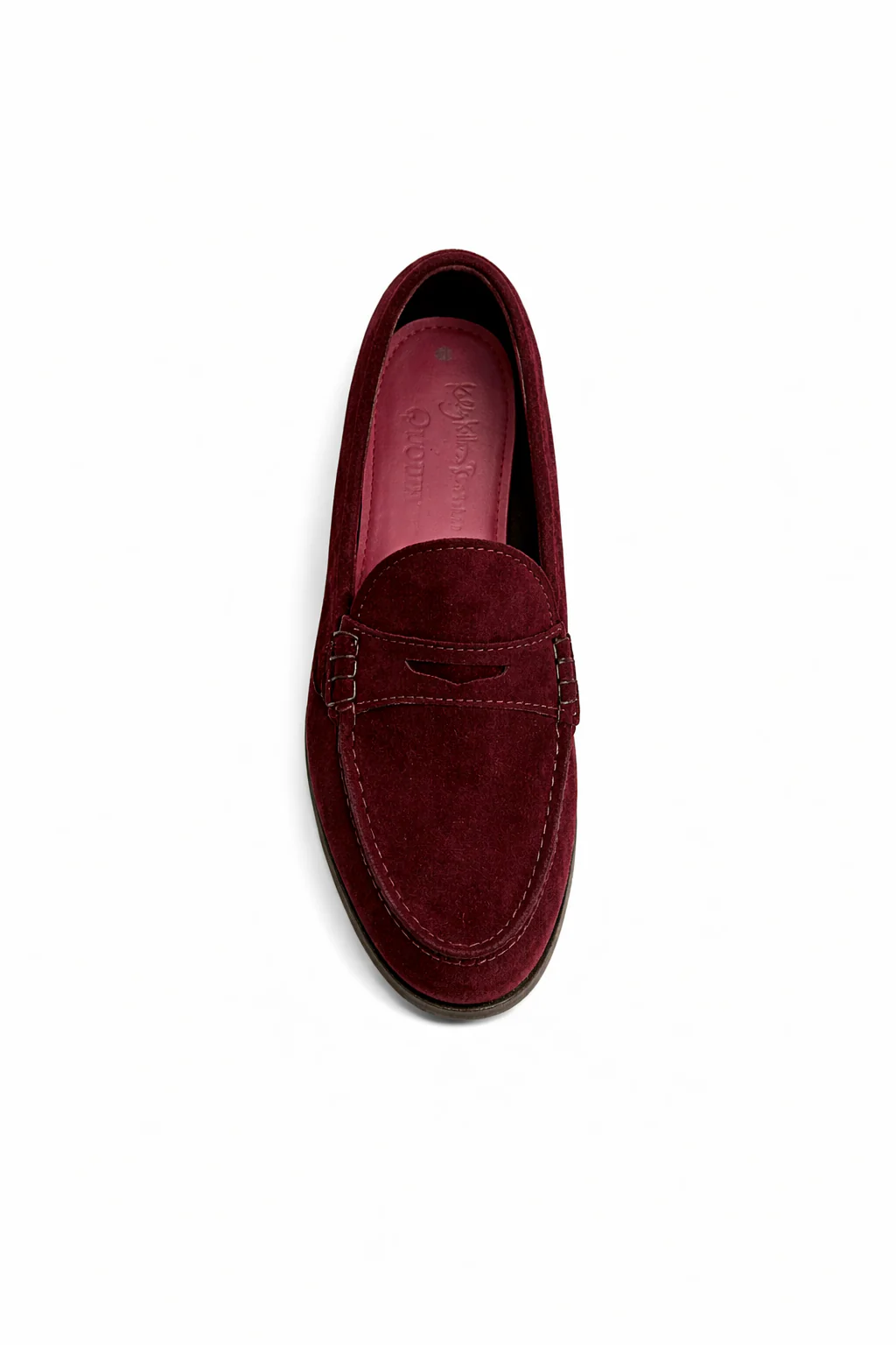 KKB Penny Loafer: Burgundy Suede - Image 3