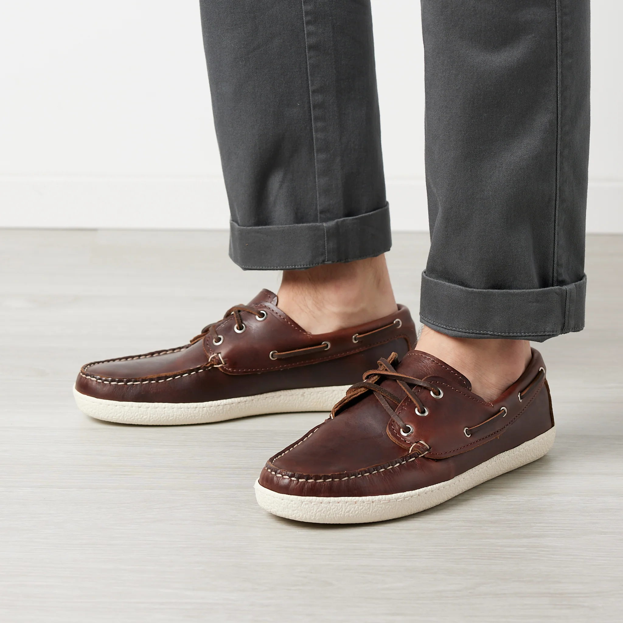 In Stock Men’s Runabout Shoe: Brown - Image 6